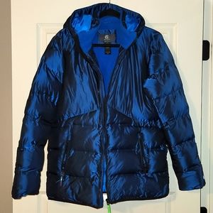 Champion Kids Puffer Jacket - Blue and Black